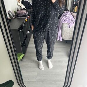 Floral Maternity sweatshirt and matching Cozy Joggers